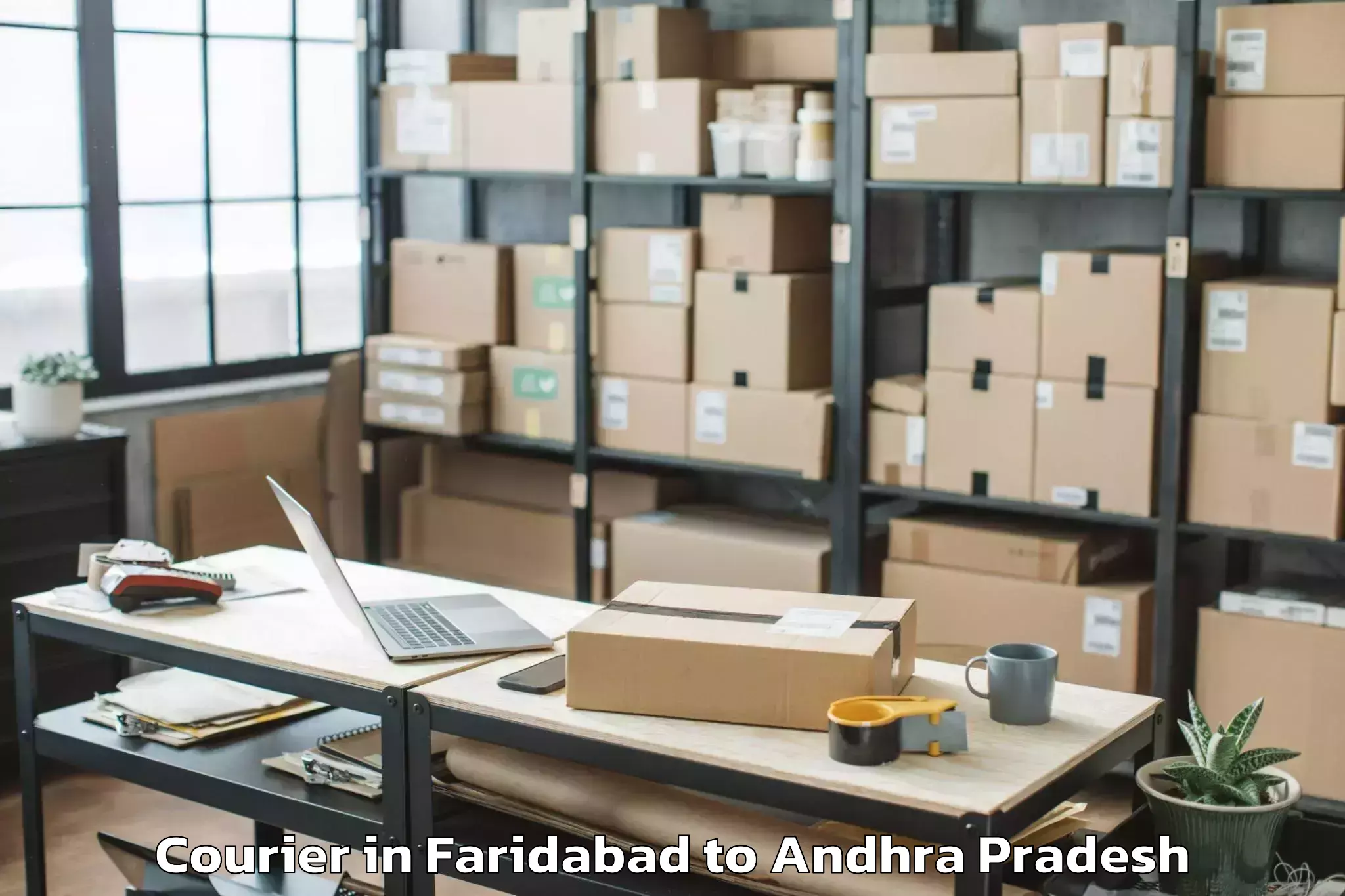 Trusted Faridabad to Sarvepalli Courier